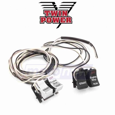 Twin Power Late Style Handlebar Switch Kit for 2008-2010 Harley Davidson yb Foto 1 de 4