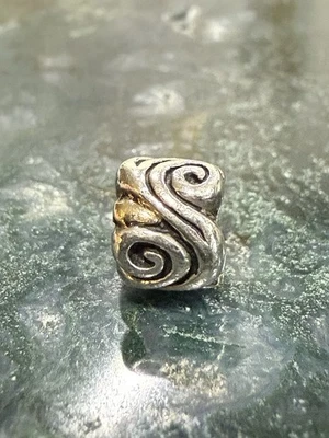 Pulsera Chamilia Vintage 14K 925 Dos Tonos Dije Se Ajusta Momentos Foto 1 de 4