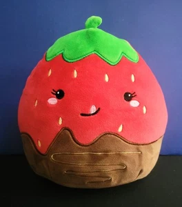 Squishmallows Meltmallows Schokolade getaucht Erdbeere Plüsch Melting Pot - Bild 1 von 2