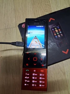 LG  Chocolate BL20 - Schwarz Rot (Ohne Simlock) Handy mit  Bedienungsanleitung - Bild 1 von 9