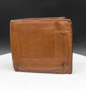 OSPREY Leather Wallet Bifold Brown - Picture 1 of 8
