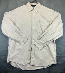 Tommy Hilfiger Button Up Shirt - Mens 16.5 34-35 - Beige - Khaki Classics (4027) - Picture 1 of 12