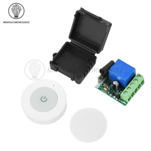 433Mhz Universal Wireless Remote Control Switch DC 12V Receiver Transmitter Set - Picture 1 of 22