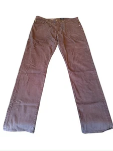 Pantalones de pierna a medida Adriano Goldschmied The Graduate para hombre 38x34 marrón ciudad moderna - Imagen 1 de 8