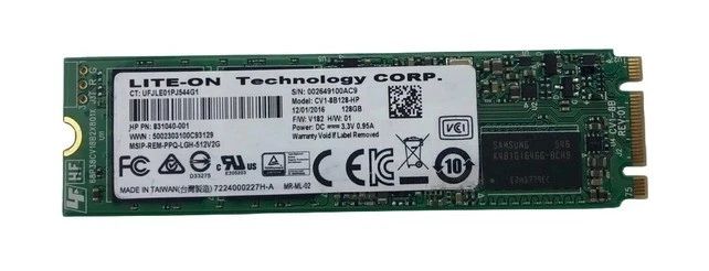Solid State Drive HP 831040-001 (Liteon CV1-8B128-HP) 128 GB Solid State Drive - Image 1 of 1