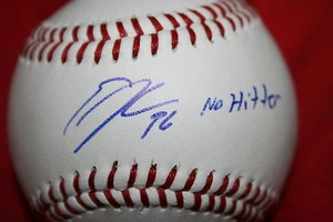 EDWIN JACKSON AUTOGRAPHED SIGNED BASEBALL "NO HITTER" NATIONALS COA - Picture 1 of 1