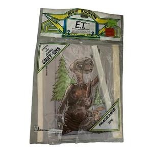Vintage 1982 E.T. Pegatina Jumbo Sellada Película Scratch N Sniff Sniff-Ums *Leer - Imagen 1 de 2