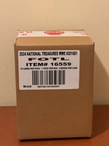 2024 Panini National Treasures WWE FOTL Hobby Box Case of 4 First off the Line - Picture 1 of 1