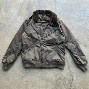 Kiminori Morishita KM Uniqlo Bomber Jacket Mens XL Olive Green Preowned Outdoor - Picture 1 of 7