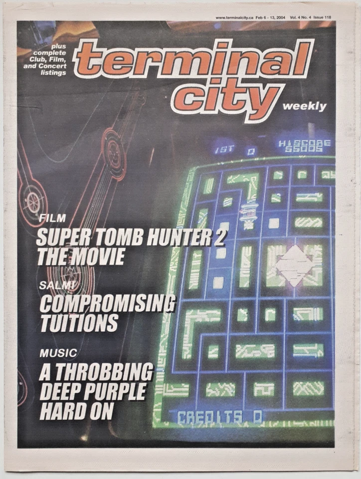 TERMINAL CITY Feb 6 2004 SUPER TOMB HUNTER 2 Civixen DEEP PURPLE INTERVIEW - Image 1 of 1