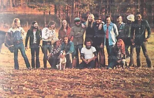 The Allman Brothers Band 1972 Postkarte Juliette Georgia - Bild 1 von 3