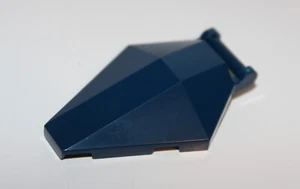 Lego 5x Dark Blue Windscreen 6 x 4 x 1 Hexagonal with Handle - Picture 1 of 1