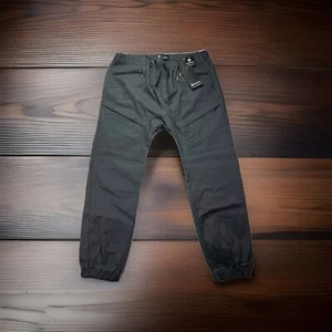 Pantalone uomo Akademiks Athleasure 36x31 tessuto maglia elasticizzato nuovo con etichette bello grigio - Foto 1 di 12
