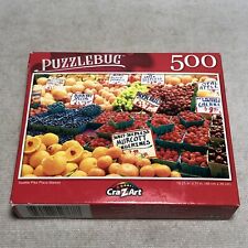 Puzzlebug 500 Piece Jigsaw Puzzle Seattle Pike Place Market Fruit Produce SEALED