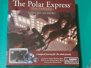 The Polar Express Boxed Gift Set! Book, DVD & Sleigh Bell! Brand New! Free Ship! - Picture 1 of 12