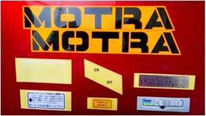 Set complet de stickers de cadre Honda Motra Import Japon JAUNE - Picture 1 of 1
