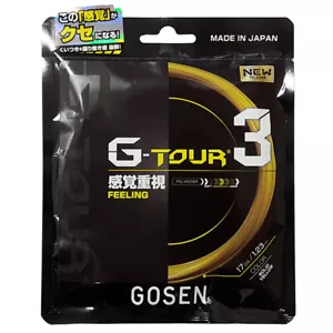 Paquete de 3 cuerdas de tenis Gosen G-Tour de 12 m - Imagen 1 de 5