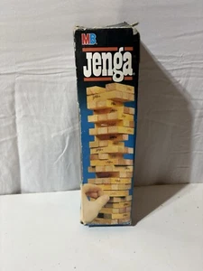 Vintage JENGA Game Complete Tray Milton Bradley 1986 - Picture 1 of 8