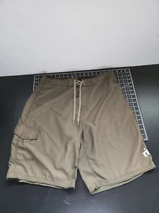 Vintage Rip Curl Board Shorts Men's Size 36 Drawstring Brown Swim Trunks aloha - Picture 1 of 10