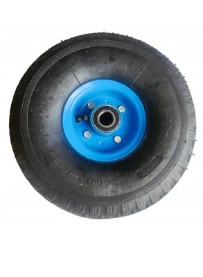 Ersatzrad Schubkarrenrad Schubkarre Rad Reifen Luftrad Felge blau 4.00-4 2PR - Bild 1 von 4