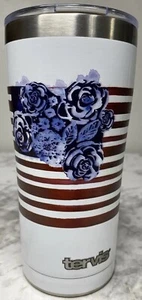 Tervis Home Dulce Hogar Bandera Americana con Flores Rojo Blanco Azul Sara Berrenson - Imagen 1 de 19