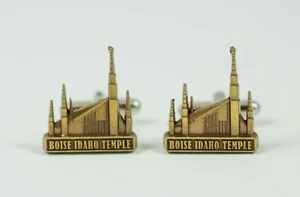 Boise Idaho Temple Cufflinks--Mormon LDS Idahoan Latter-Day Saint  - Picture 1 of 2