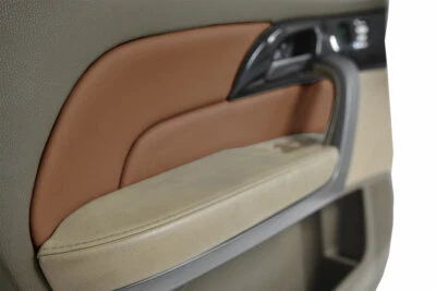 Se adapta a Acura MDX 2007-2013 PVC Cuero Inserto Panel Puerta Cubierta Umber Marrón Foto 1 de 4