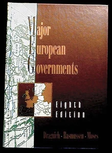Major European Governments Alex N. Dragnich et al, HBK Near Fine 1991 - Imagen 1 de 1