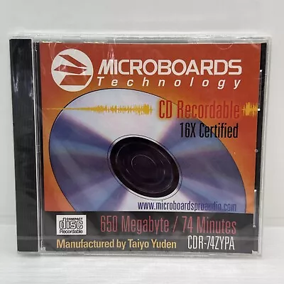 Microboards CD-R 650MB 74 Min 16X Taiyo Yuden CDR-74ZYPA - Image 1 of 3