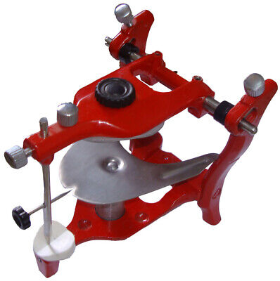 Anatomical Articulator With Bearing Rod Incisive Pin Metal Alloy Casting Red UK • 19.99£
