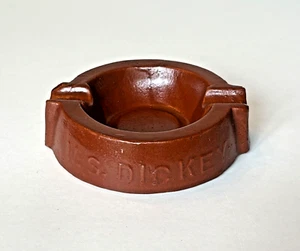 Antique DICKEY CLAY Cigar Ashtray Early 1900's Kansas City Pipe Brick Mfg Promo - Picture 1 of 9