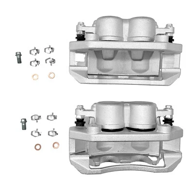 PARA DODGE RAM 1500 DAKOTA DURANGO CHRYSLER ASPEN PINZAS DE FRENO DELANTERAS CON SOPORTE Foto 1 de 4