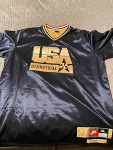 Michael Jordan #9 USA Basketball blau Nike X-Large Warm Up Trikot Shooting Shirt - Bild 1 von 5