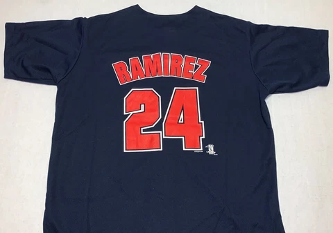 Rare! Vintage 1999 Manny Ramirez #24 Cleveland Indians Baseball Jersey New LARGE Cover