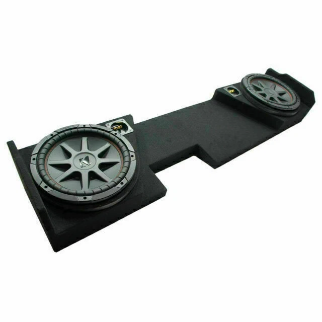 American Sound Connection UP Chevy Silverado Double Cab Truck Dual 12" Sub Box Subwoofer Enclosure