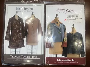 NEW LOT /2 INDYGO JUNCTION WOMENS TRENCH TOPPER & ANNA CLAIRE JACKET--UNCUT - Picture 1 of 2