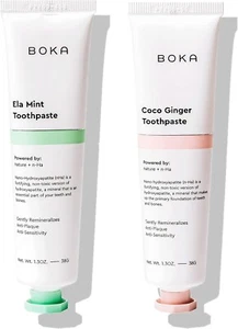 Boka Fluoride Free Toothpaste - Nano Hydroxyapatite, Remineralizing, Sensitive T - Picture 1 of 7