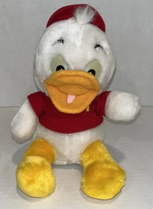 Vintage Disneyland Walt Disney World Huey Duck Plush 9” Brother to Louie + Dewey - Picture 1 of 5