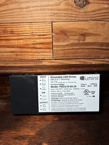 Luminii PDCU-D-60-24 Dimmable LED Universal 60W 24V 120-277VAC 5 in 1 Dimming - Picture 1 of 4