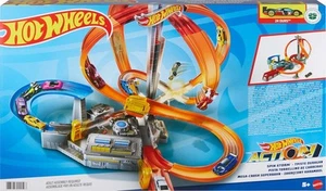 Hot Wheels Track Set with Toy Car, Motorized Track, Spin Storm Racetrack - Picture 1 of 7