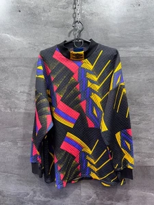 Vintage Umbro 1993/94 Goalkeeper Jersey 90s Abstract Graphic Padded Shirt Siz XL - Picture 1 of 24
