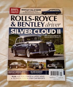 Rolls Royce & Bentley Driver Magazine March April 2024 Silver Cloud II FREE SHIP - Picture 1 of 7