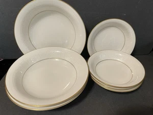 Noritake Tulane 3 Suppenschalen & 4 Obstschalen - NEUWERTIG - Bild 1 von 5