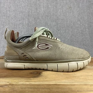 EARTH Kalso Lite Lazer Vegan Shoes Womens 6 B Bay Leaf Tan Suede Comfort Sneaker - Picture 1 of 12