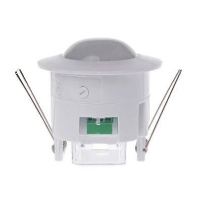 110-240V AC Adjustable 360° Ceiling PIR Body Motion Sensor Detector Lam - Image 1 of 4