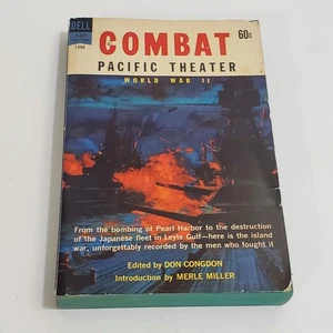 Combat Pacific Theater WWII World War II by Don Congdon DELL Paperback 1964 - Picture 1 of 2