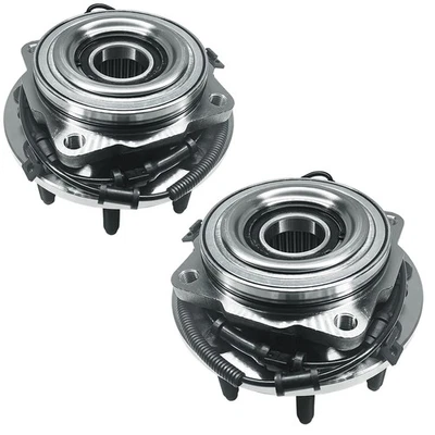4WD Front Wheel Bearings Hubs for 2011 - 2016 Ford F-250 F-350 Super Duty SRW Foto 1 de 4