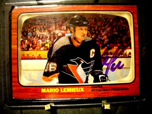 Tarjeta Heritage Mario Lemieux - 2000 Topps # 7 - Autógrafo - Imagen 1 de 11