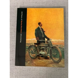 100 Years of Harley Davidson Advertising Book Jack Supple Thomas Bolfert 2002 - Picture 1 of 6