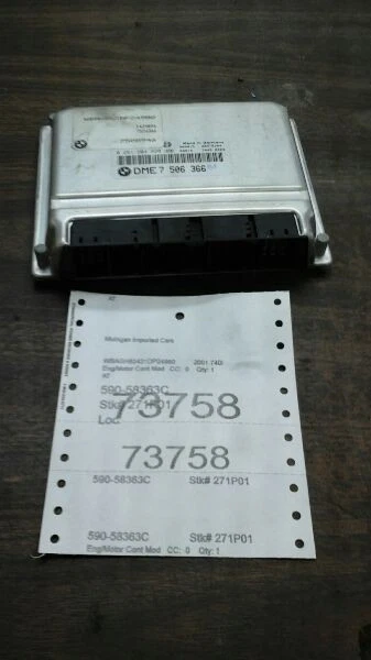 Módulo de control electrónico ECM del motor compatible con BMW 740i 79969 99-01 Foto 1 de 1